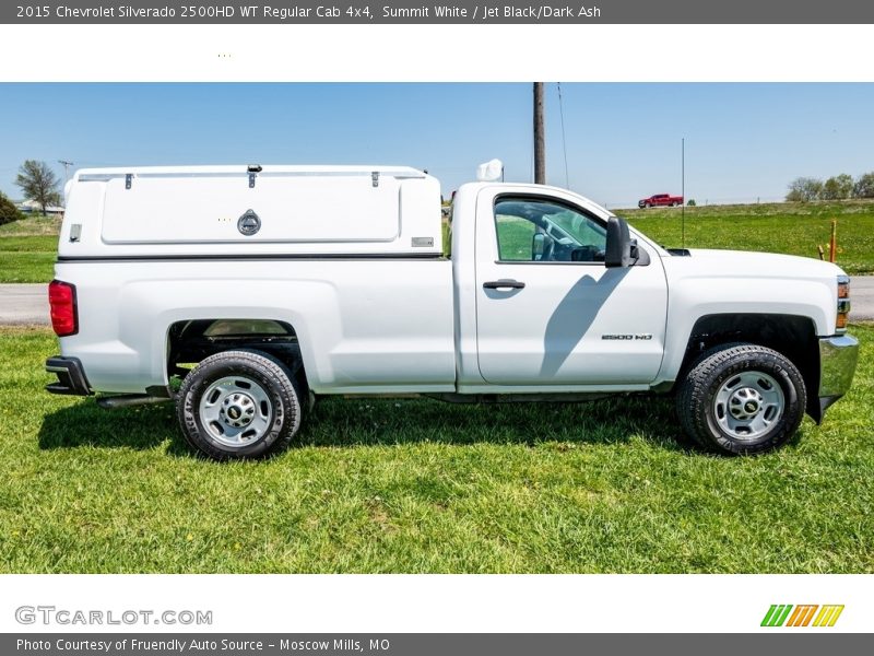Summit White / Jet Black/Dark Ash 2015 Chevrolet Silverado 2500HD WT Regular Cab 4x4