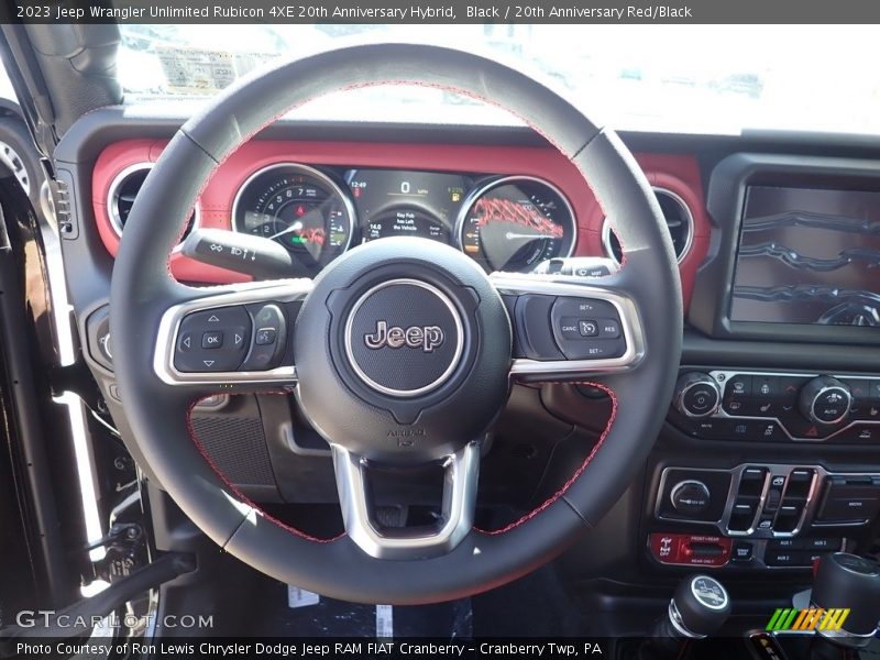  2023 Wrangler Unlimited Rubicon 4XE 20th Anniversary Hybrid Steering Wheel