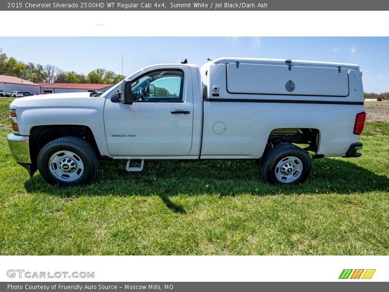 Summit White / Jet Black/Dark Ash 2015 Chevrolet Silverado 2500HD WT Regular Cab 4x4