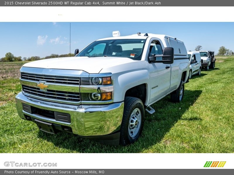 Summit White / Jet Black/Dark Ash 2015 Chevrolet Silverado 2500HD WT Regular Cab 4x4