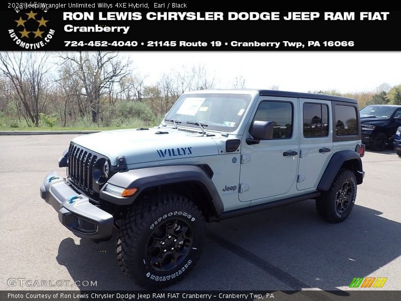 Earl / Black 2023 Jeep Wrangler Unlimited Willys 4XE Hybrid