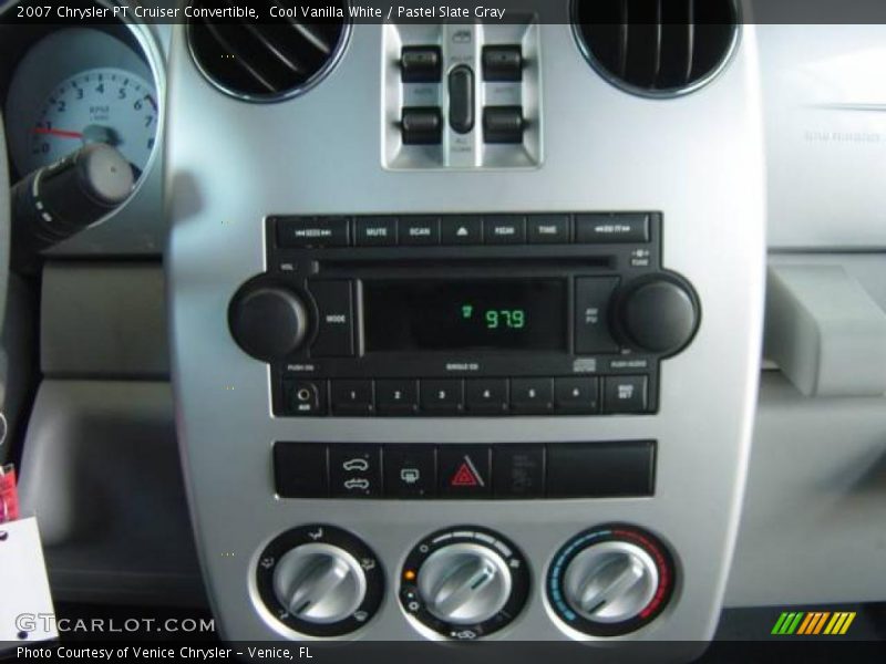 Cool Vanilla White / Pastel Slate Gray 2007 Chrysler PT Cruiser Convertible