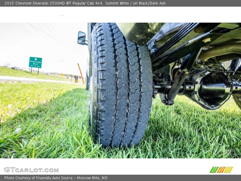 Summit White / Jet Black/Dark Ash 2015 Chevrolet Silverado 2500HD WT Regular Cab 4x4