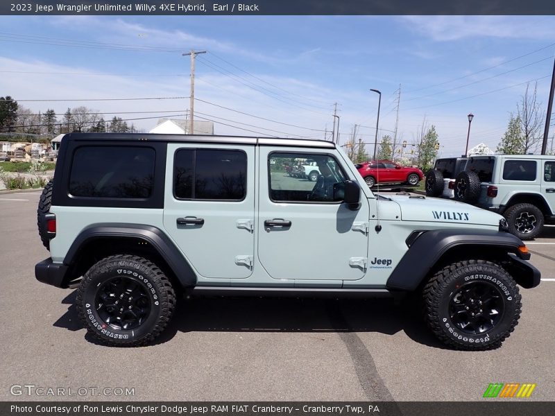 Earl / Black 2023 Jeep Wrangler Unlimited Willys 4XE Hybrid