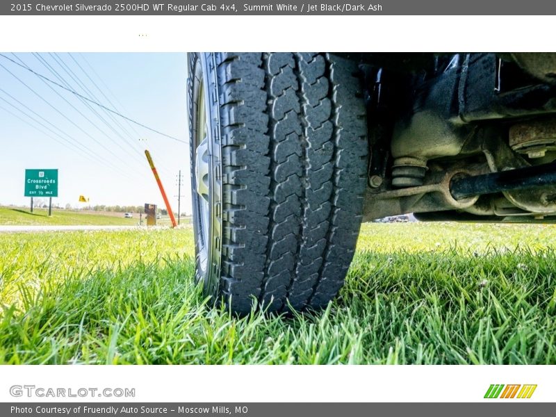 Summit White / Jet Black/Dark Ash 2015 Chevrolet Silverado 2500HD WT Regular Cab 4x4