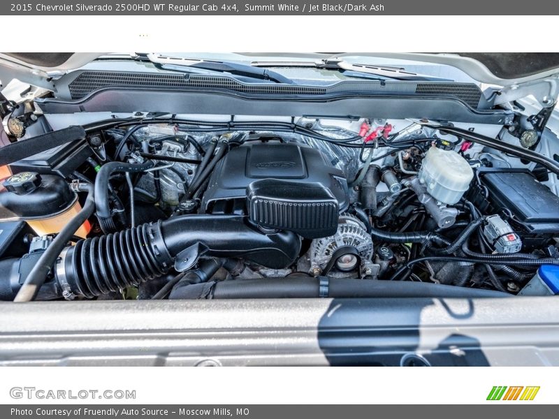Summit White / Jet Black/Dark Ash 2015 Chevrolet Silverado 2500HD WT Regular Cab 4x4