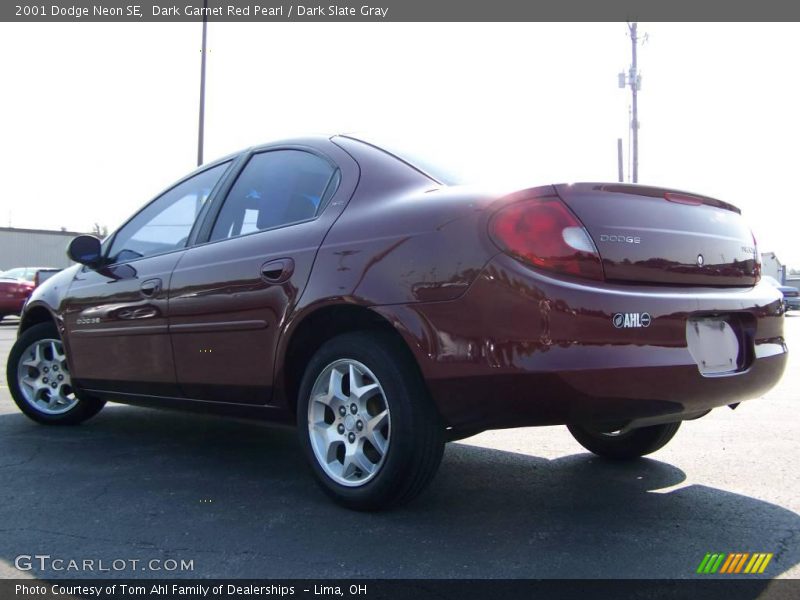 Dark Garnet Red Pearl / Dark Slate Gray 2001 Dodge Neon SE