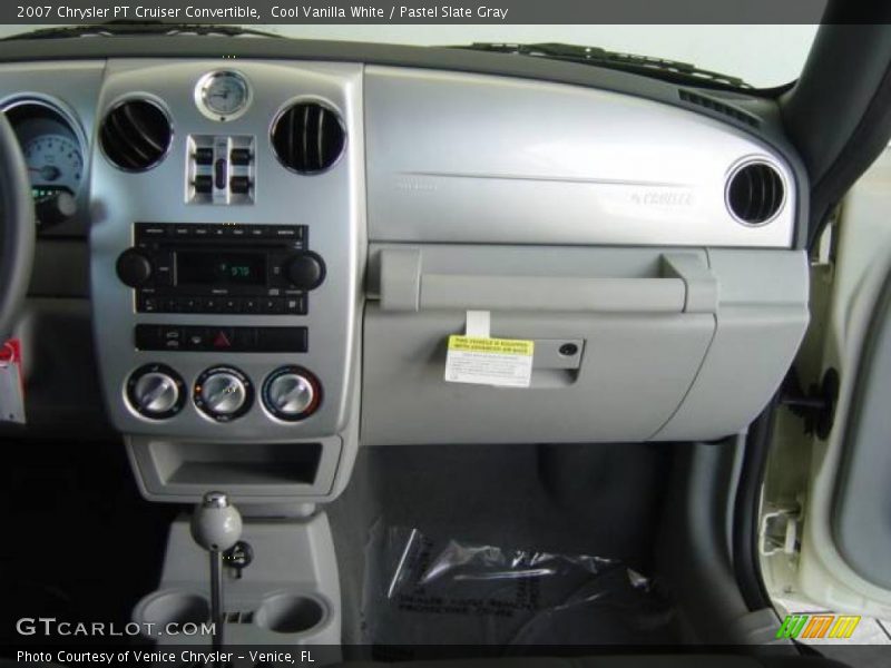 Cool Vanilla White / Pastel Slate Gray 2007 Chrysler PT Cruiser Convertible