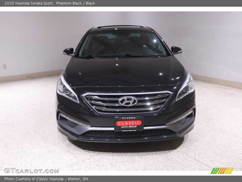Phantom Black / Black 2016 Hyundai Sonata Sport