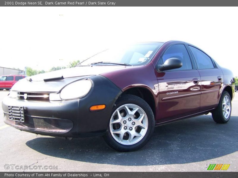 Dark Garnet Red Pearl / Dark Slate Gray 2001 Dodge Neon SE