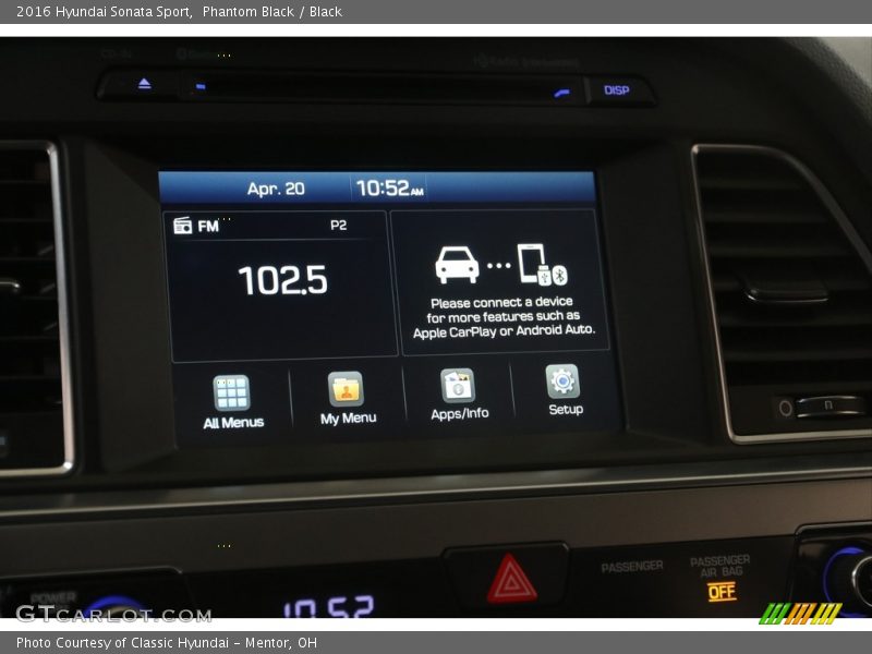 Phantom Black / Black 2016 Hyundai Sonata Sport