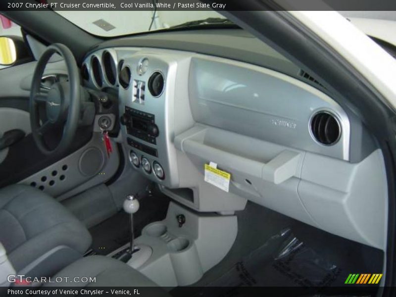 Cool Vanilla White / Pastel Slate Gray 2007 Chrysler PT Cruiser Convertible