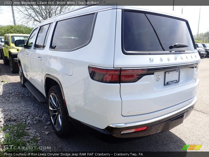 Bright White / Sea Salt/Black 2023 Jeep Wagoneer L Base 4x4