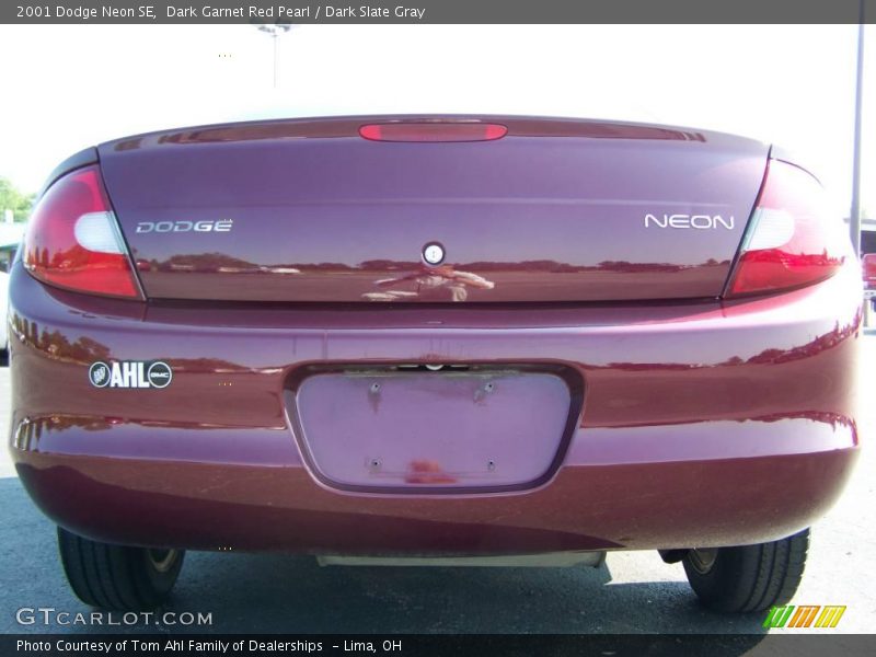 Dark Garnet Red Pearl / Dark Slate Gray 2001 Dodge Neon SE