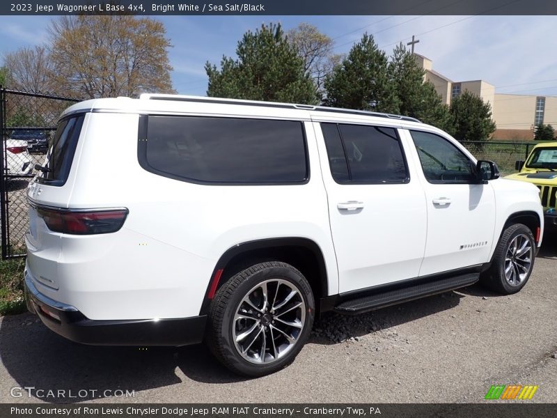 Bright White / Sea Salt/Black 2023 Jeep Wagoneer L Base 4x4