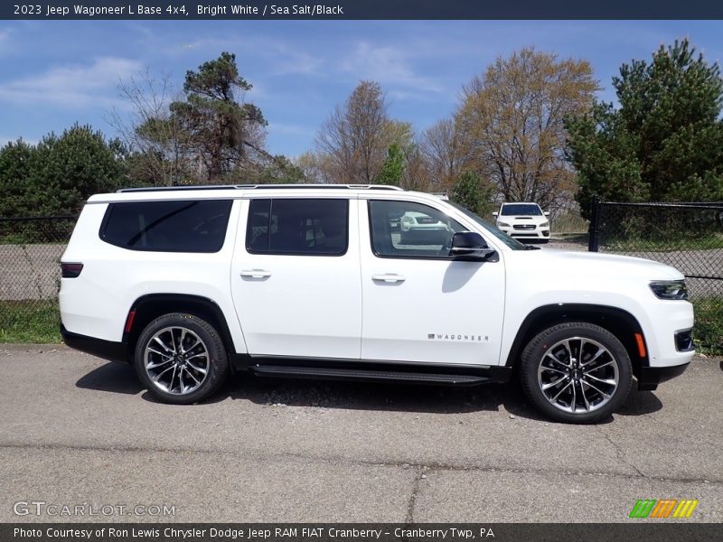 Bright White / Sea Salt/Black 2023 Jeep Wagoneer L Base 4x4