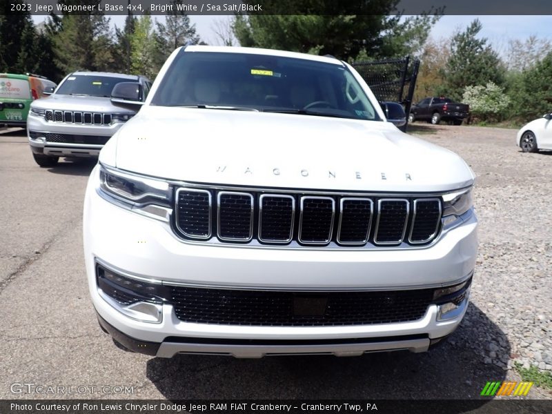 Bright White / Sea Salt/Black 2023 Jeep Wagoneer L Base 4x4
