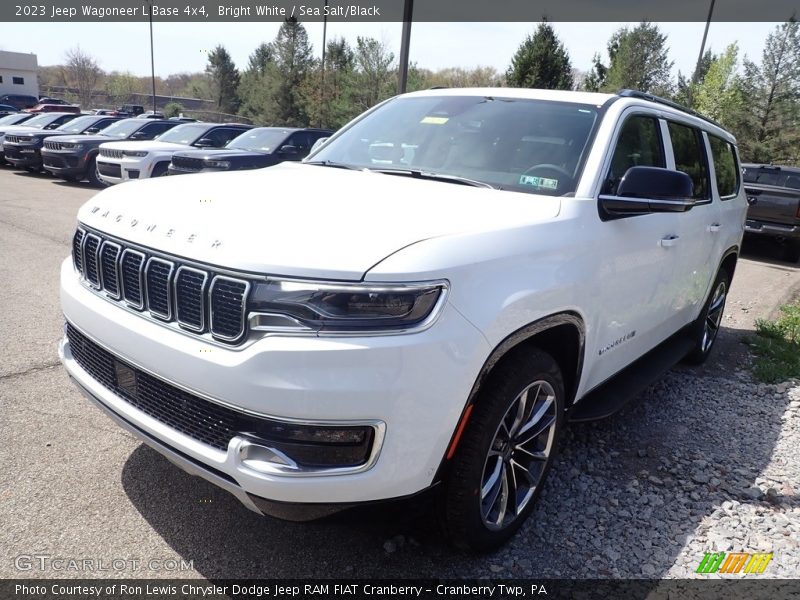 Bright White / Sea Salt/Black 2023 Jeep Wagoneer L Base 4x4