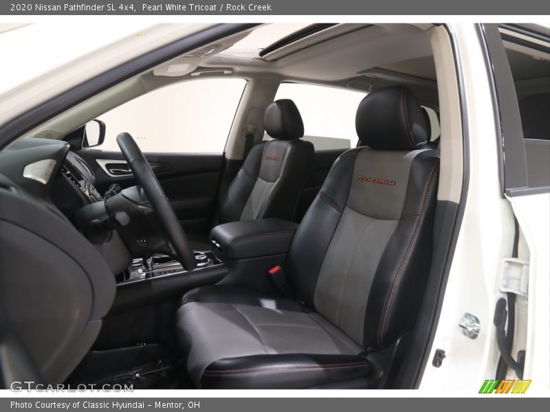 Front Seat of 2020 Pathfinder SL 4x4