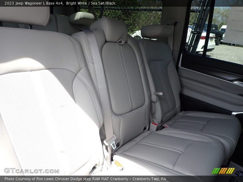 Bright White / Sea Salt/Black 2023 Jeep Wagoneer L Base 4x4