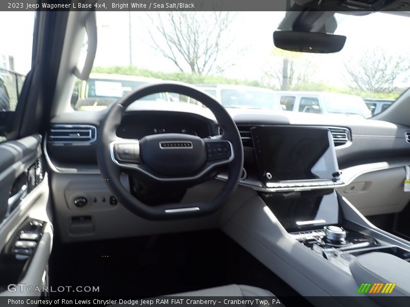 Bright White / Sea Salt/Black 2023 Jeep Wagoneer L Base 4x4