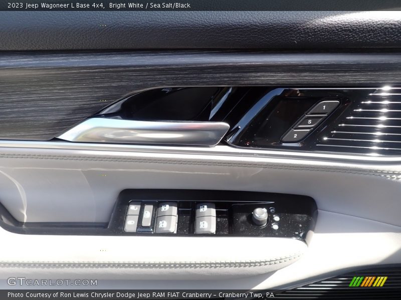 Bright White / Sea Salt/Black 2023 Jeep Wagoneer L Base 4x4