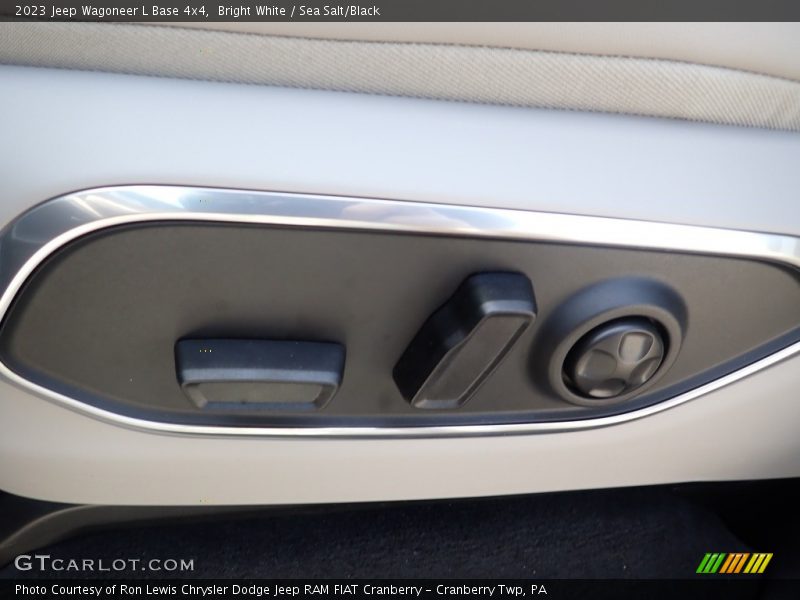 Bright White / Sea Salt/Black 2023 Jeep Wagoneer L Base 4x4