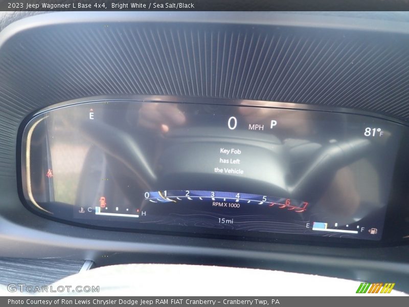 Bright White / Sea Salt/Black 2023 Jeep Wagoneer L Base 4x4