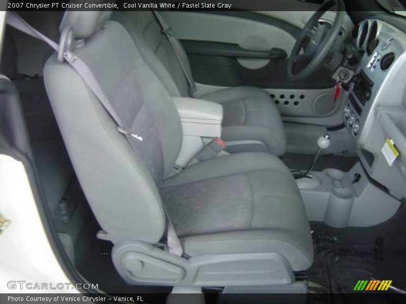 Cool Vanilla White / Pastel Slate Gray 2007 Chrysler PT Cruiser Convertible