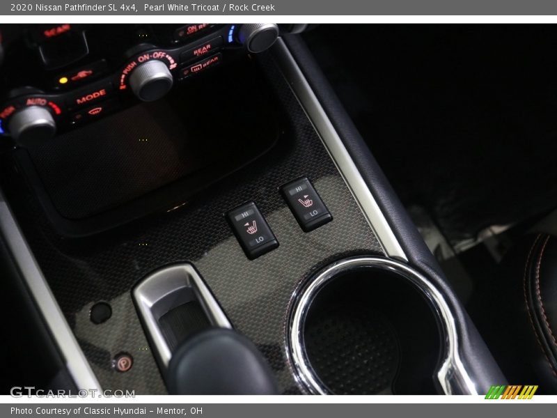 Pearl White Tricoat / Rock Creek 2020 Nissan Pathfinder SL 4x4