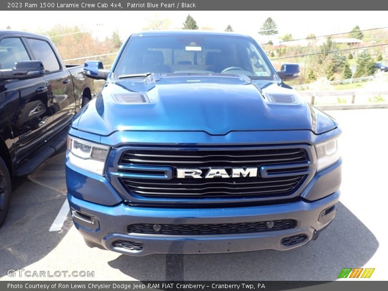 Patriot Blue Pearl / Black 2023 Ram 1500 Laramie Crew Cab 4x4