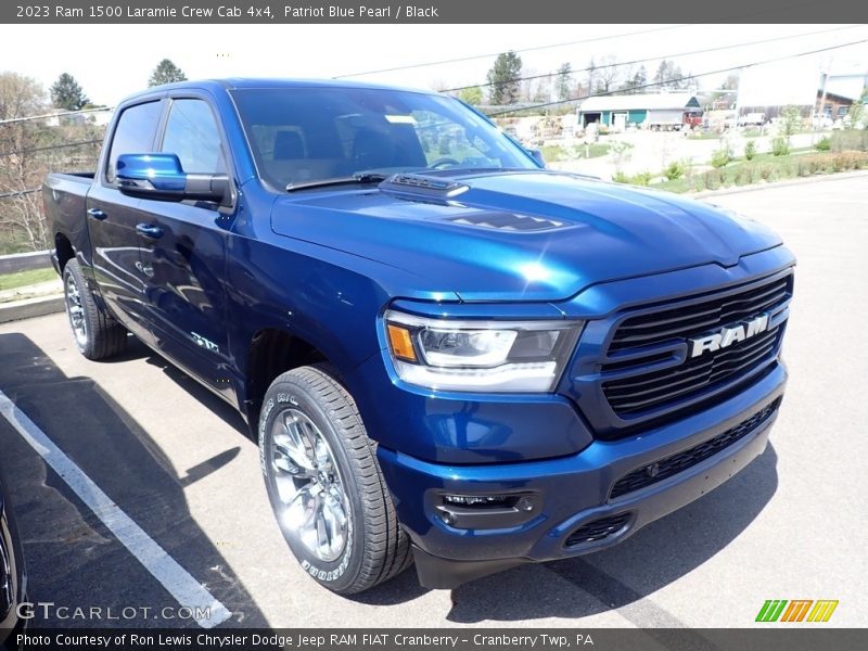 Patriot Blue Pearl / Black 2023 Ram 1500 Laramie Crew Cab 4x4