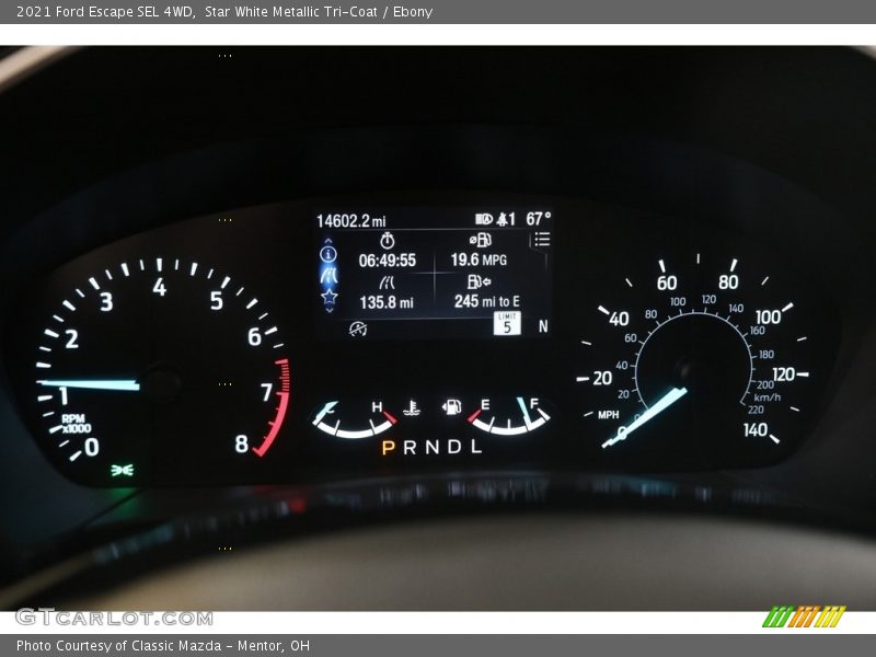 Star White Metallic Tri-Coat / Ebony 2021 Ford Escape SEL 4WD