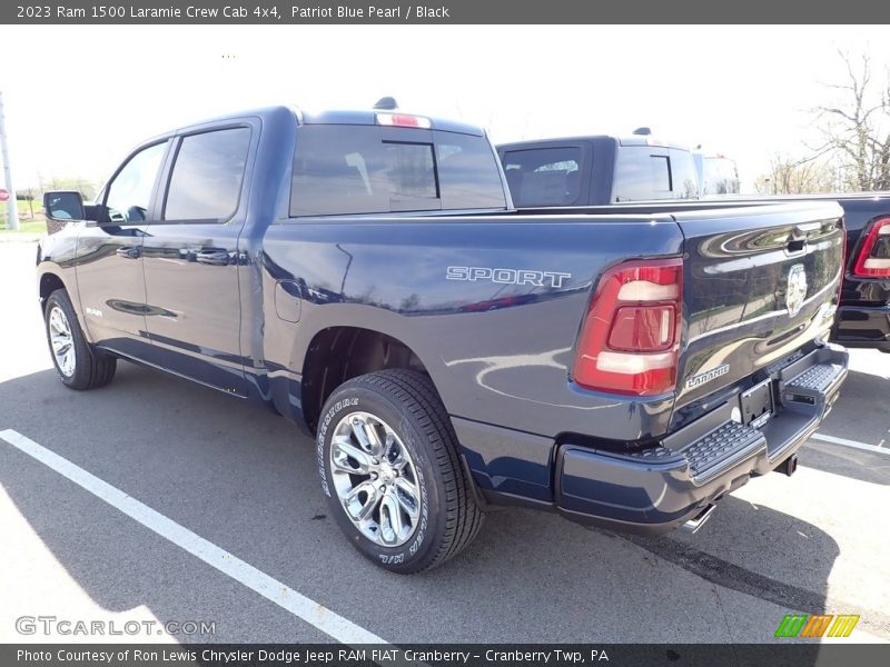 Patriot Blue Pearl / Black 2023 Ram 1500 Laramie Crew Cab 4x4