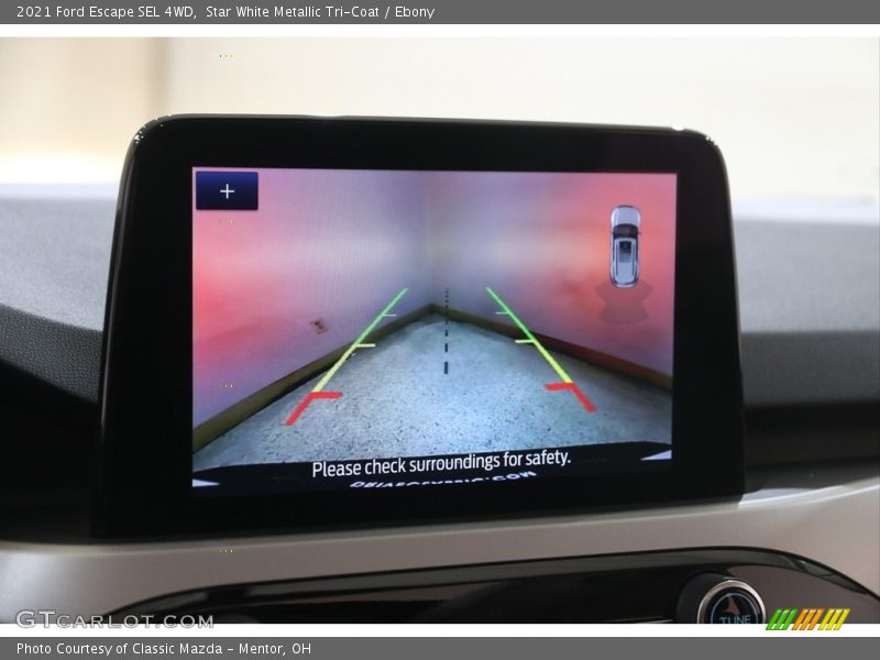 Star White Metallic Tri-Coat / Ebony 2021 Ford Escape SEL 4WD