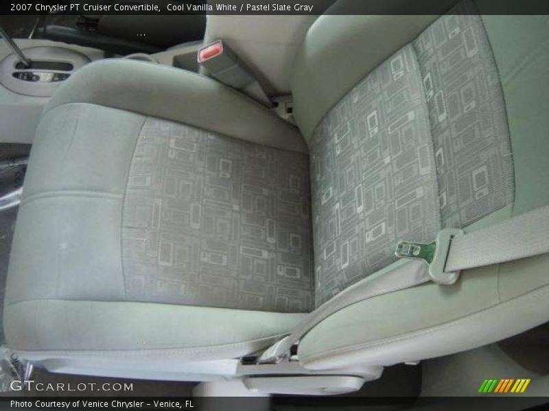 Cool Vanilla White / Pastel Slate Gray 2007 Chrysler PT Cruiser Convertible