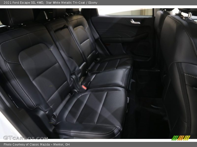 Star White Metallic Tri-Coat / Ebony 2021 Ford Escape SEL 4WD