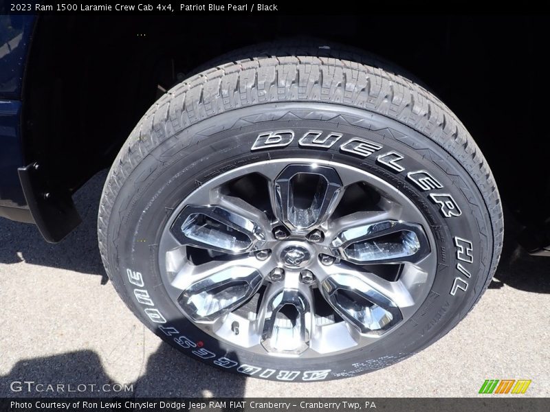 Patriot Blue Pearl / Black 2023 Ram 1500 Laramie Crew Cab 4x4