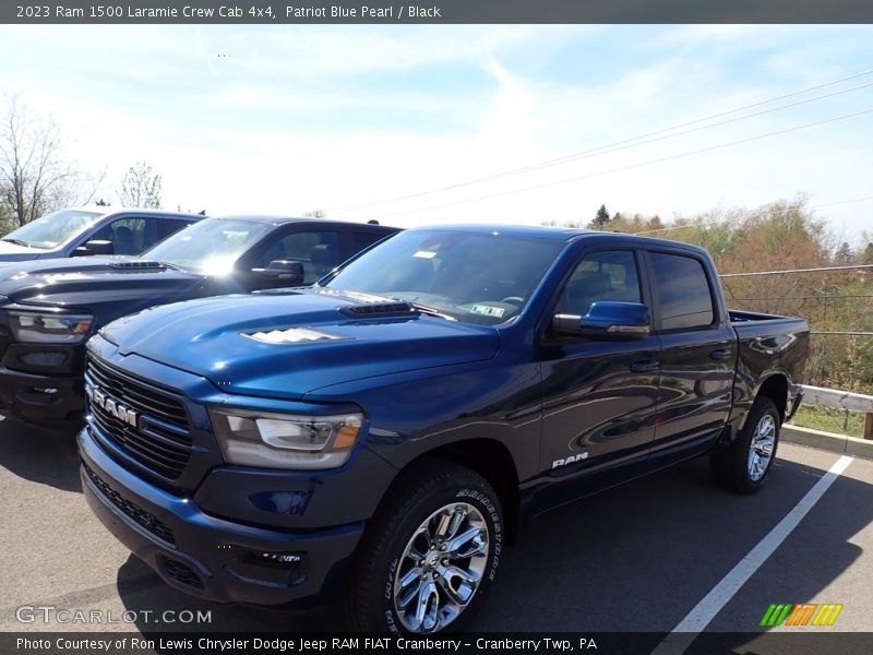 Patriot Blue Pearl / Black 2023 Ram 1500 Laramie Crew Cab 4x4