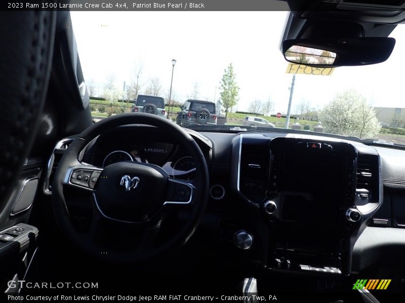 Patriot Blue Pearl / Black 2023 Ram 1500 Laramie Crew Cab 4x4