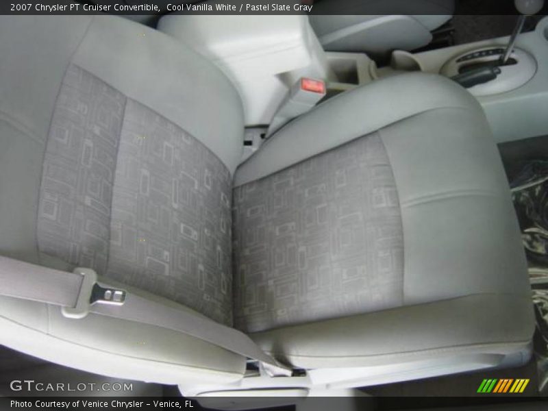 Cool Vanilla White / Pastel Slate Gray 2007 Chrysler PT Cruiser Convertible