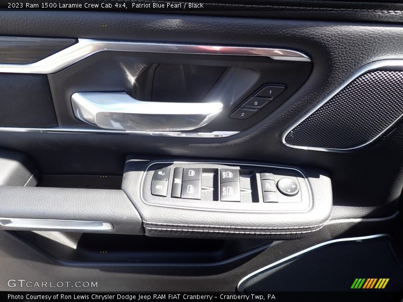 Patriot Blue Pearl / Black 2023 Ram 1500 Laramie Crew Cab 4x4
