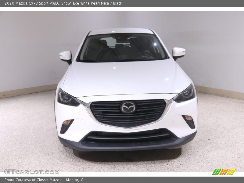 Snowflake White Pearl Mica / Black 2020 Mazda CX-3 Sport AWD