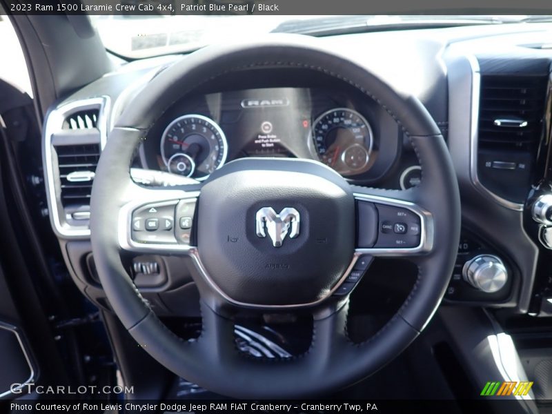 Patriot Blue Pearl / Black 2023 Ram 1500 Laramie Crew Cab 4x4