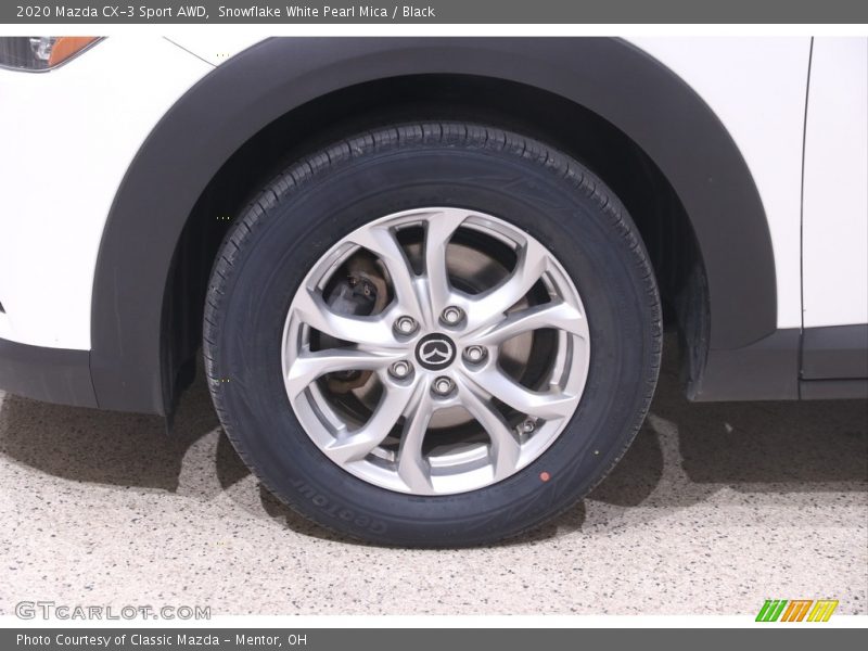 Snowflake White Pearl Mica / Black 2020 Mazda CX-3 Sport AWD