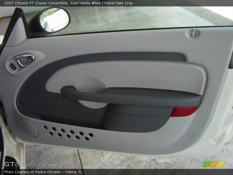 Cool Vanilla White / Pastel Slate Gray 2007 Chrysler PT Cruiser Convertible