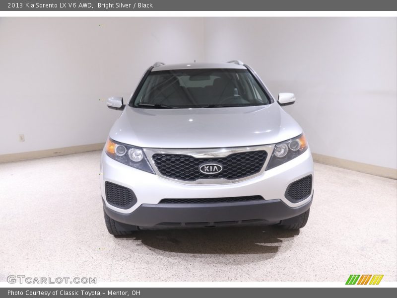 Bright Silver / Black 2013 Kia Sorento LX V6 AWD