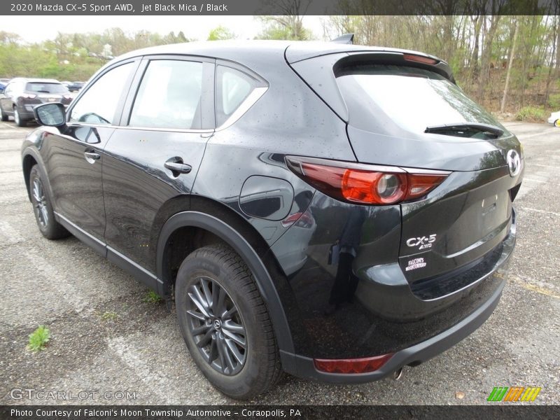 Jet Black Mica / Black 2020 Mazda CX-5 Sport AWD