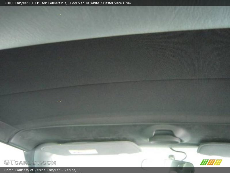 Cool Vanilla White / Pastel Slate Gray 2007 Chrysler PT Cruiser Convertible
