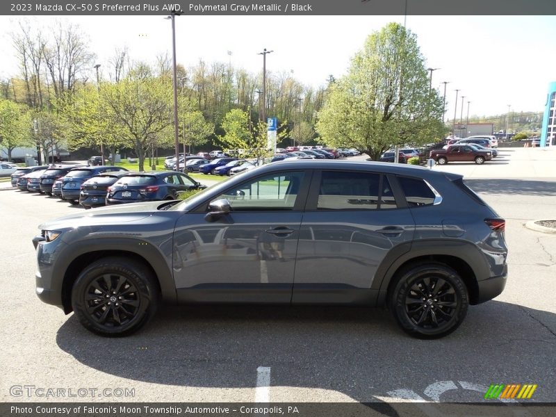 Polymetal Gray Metallic / Black 2023 Mazda CX-50 S Preferred Plus AWD